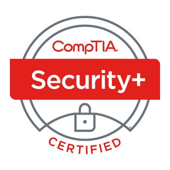 CompTIA Security+ certification badge